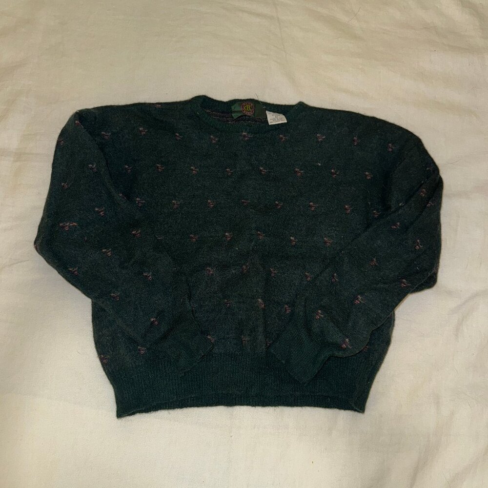 Club Room Vintage Wool Sweater Cropped